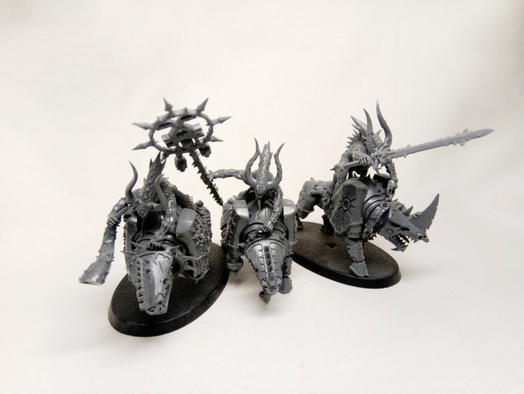 Warhammer Age of Sigmar Blades of Khorne Bloodcrushers x3 (Assembled)