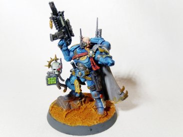 Warhammer 40k Space Marine Captain Acheran (Pro-Painted)