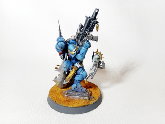 Warhammer 40k Space Marine Captain Acheran (Pro-Painted)