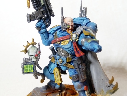 Warhammer 40k Space Marine Captain Acheran (Pro-Painted)