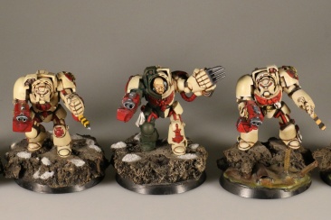 Warhammer 40K Dark Angels Deathwing Terminator Squad x5 (Painted)