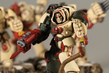 Warhammer 40K Dark Angels Deathwing Terminator Squad x5 (Painted)