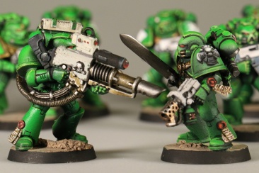 Warhammer 40K Space Marines Tactical Squad x10 (99120101128) (Painted)