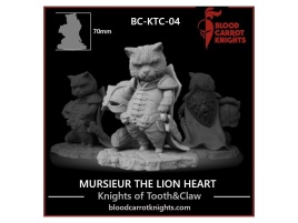 Мурсье Львиное Сердце | Коллекционная миниатюра 70 мм