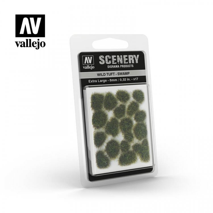 Пучки травы Vallejo Scenery: Wild Tuft Swamp 8мм