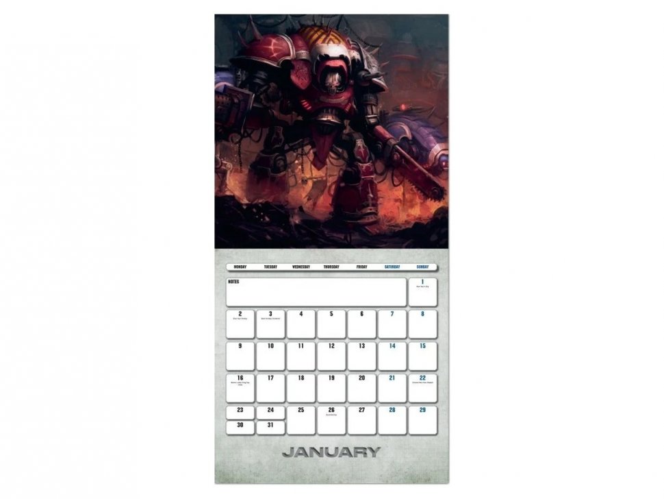 Купить Warhammer 40k and Horus Heresy 2023 calendar (предзаказ 2022