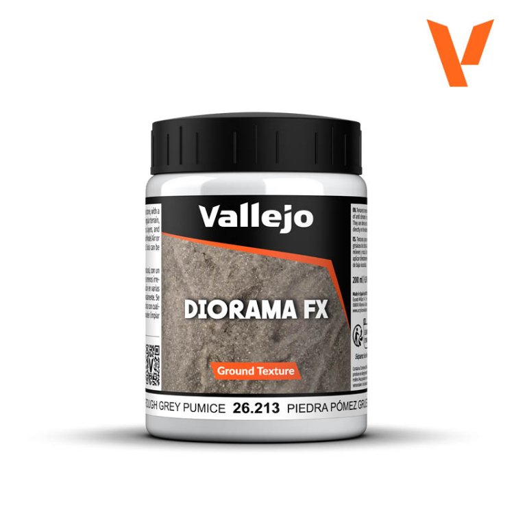 Текстурная паста Vallejo Diorama FX: Rough Grey Pumice 26.213