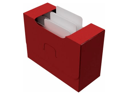 Картотека UniqCardFile Standart (красная, 40 мм, 60+ карт)