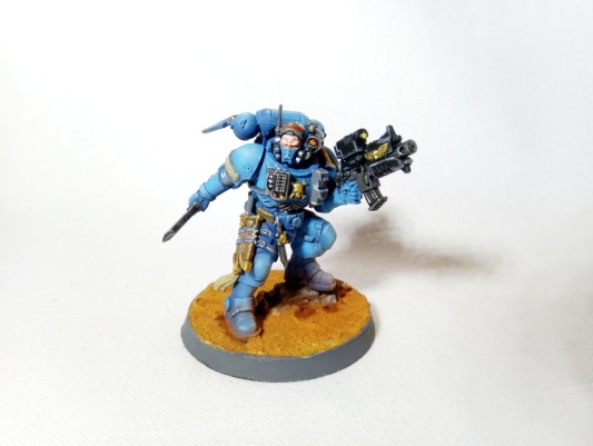 Warhammer 40k Space Marine Shadowspear Lieutenant (Pro-Painted)