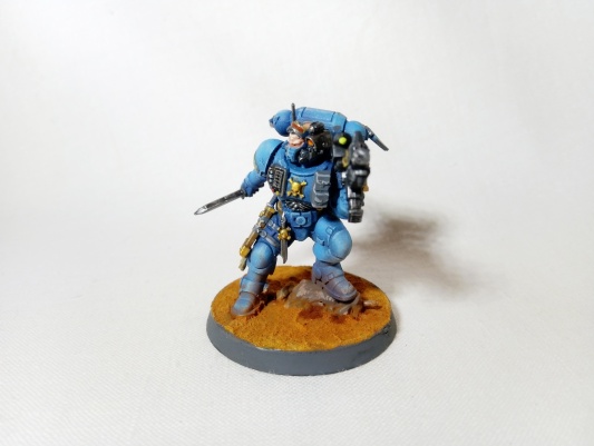 Warhammer 40k Space Marine Shadowspear Lieutenant (Pro-Painted)