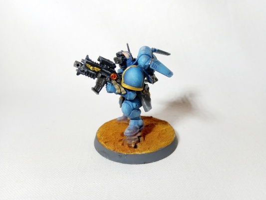 Warhammer 40k Space Marine Shadowspear Lieutenant (Pro-Painted)