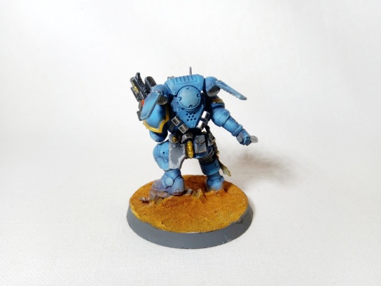 Warhammer 40k Space Marine Shadowspear Lieutenant (Pro-Painted)
