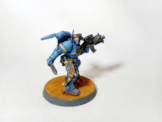 Warhammer 40k Space Marine Shadowspear Lieutenant (Pro-Painted)