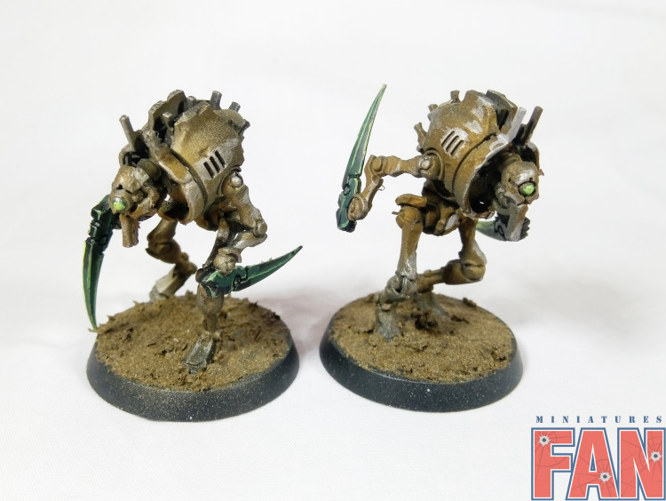 Warhammer 40k Necron Crypothralls x2 (Pro-Painted)