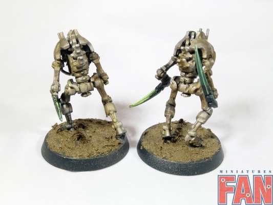 Warhammer 40k Necron Crypothralls x2 (Pro-Painted)