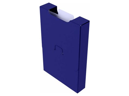 Картотека UniqCardFile Taro (синяя, 20 мм, 30+ карт)