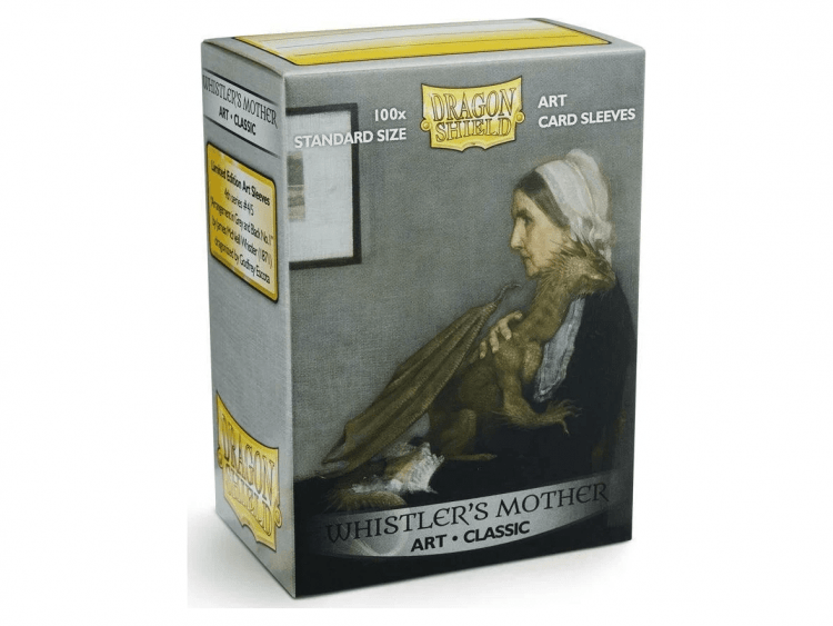 Протекторы Dragon Shield (100 шт., 63x88 мм): с рисунком Whistler's Mother