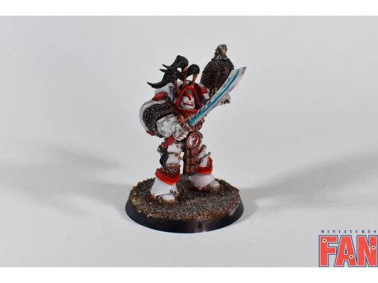 White Scars Cataphractii Legion Praetor (Pro-Painted, Warhammer 30k, Horus Heresy)