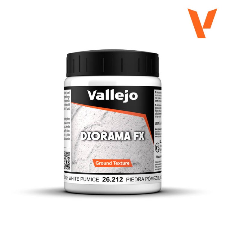 Текстурная паста Vallejo Diorama FX: Rough White Pumice 26.212