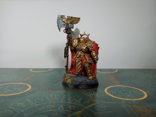 Warhammer 40k Adeptus Custodes Captain-General Trajann Valoris (Pro-Painted)