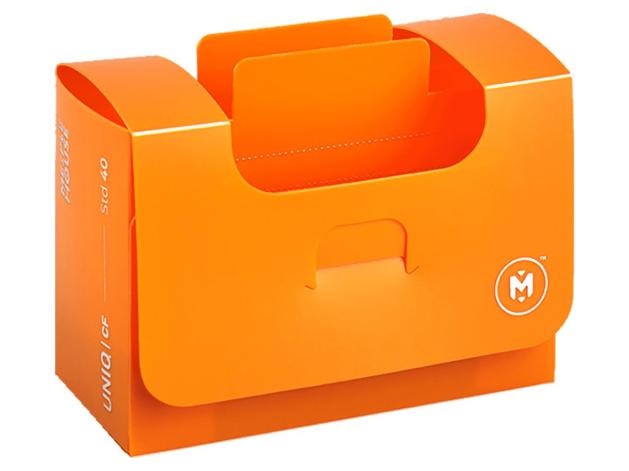 Картотека UniqCardFile Standard (оранжевая, 40 мм, 60+ карт)