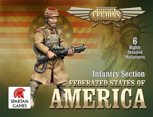 Federal States of America Federal Infantry Section (Dystopian Legions)