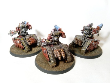 Warhammer 40k Adeptus Mechanicus Kataphron Battle Servitors x3 (Pro-Painted)