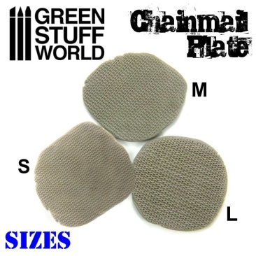 Texture Plate - ChainMail - Size L