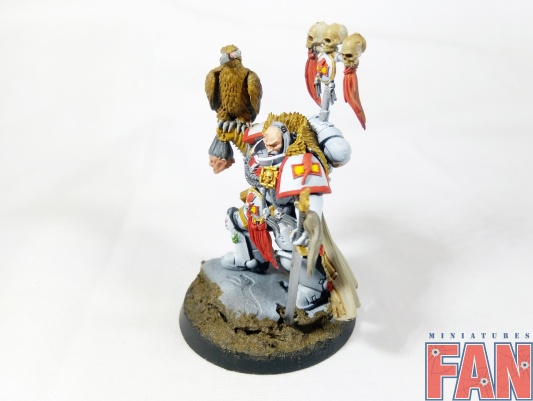 Warhammer 40k White Scars Primaris Kor&#039;sarro Khan (Pro-Painted)