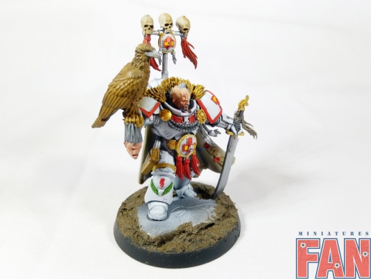 Warhammer 40k White Scars Primaris Kor&#039;sarro Khan (Pro-Painted)