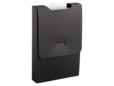 Картотека UniqCardFile Taro (чёрная, 20 мм, 30+ карт)
