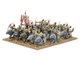 Goblin Wolf Rider Mob (The Old World, Orc & Goblin Tribes)