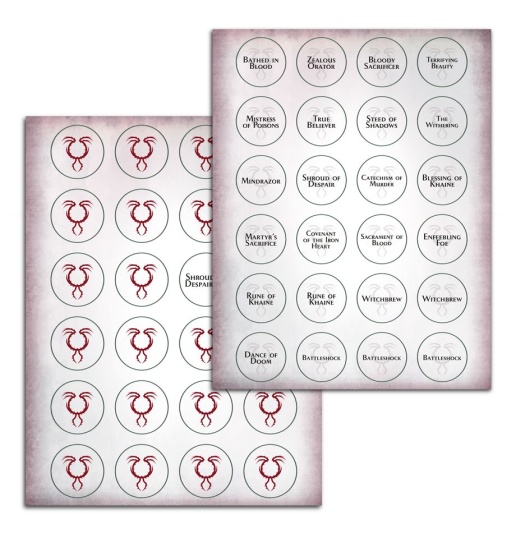 Warscroll Cards: Daughters of Khaine