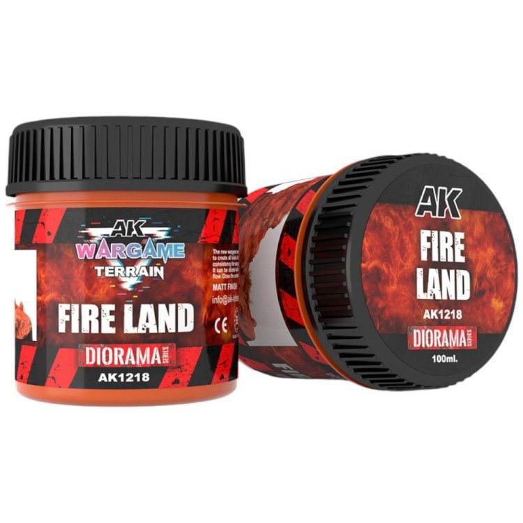 Краска AK Interactive Terrain: Fire Land (100 мл)