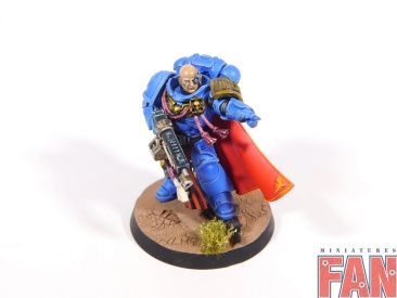 Warhammer 40k Space Marines Ultramarines Primaris Captain (Pro-Painted)