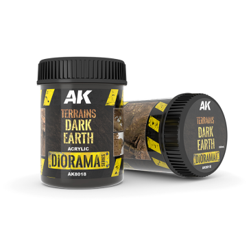 Краска AK Interactive Diorama. Terrains: Dark Earth AK8018 (250 мл)