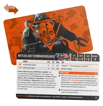 Kill Team Battleclade - Datacards (предзаказ 2025)