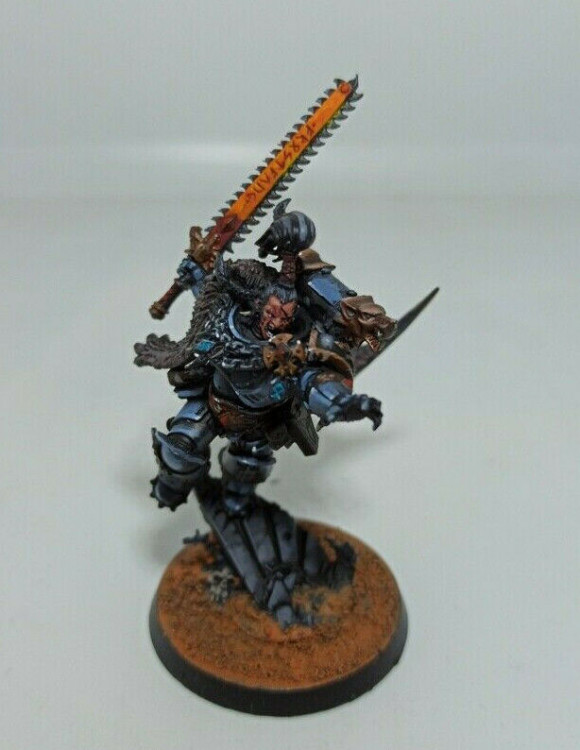 Warhammer 40k Space Wolves Wolf Lord Ragnar Blackmane (Pro-Painted)