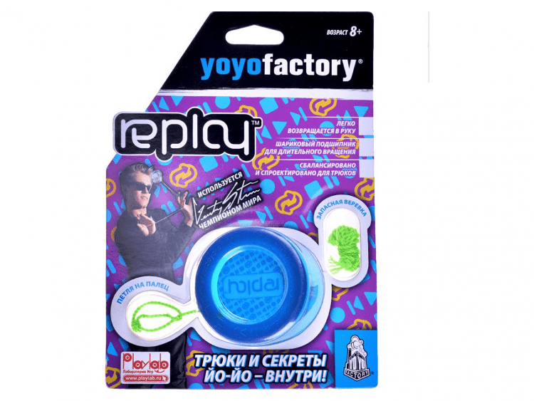 Йо-йо YoYoFactory Replay (синее)