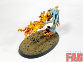 Warhammer 40k Chaos Daemons Exalted Flamer (Pro-Painted)