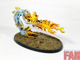 Warhammer 40k Chaos Daemons Exalted Flamer (Pro-Painted)