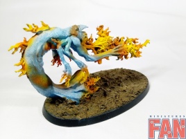 Warhammer 40k Chaos Daemons Exalted Flamer (Pro-Painted)