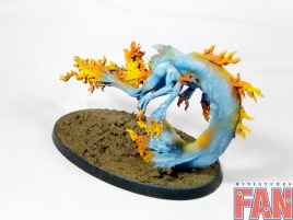 Warhammer 40k Chaos Daemons Exalted Flamer (Pro-Painted)