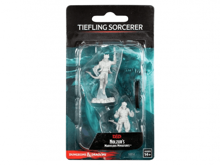 D&D Nolzur's Marvelous Miniatures: Tiefling Sorcerer (мужчина)