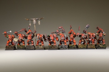 Warhammer Fantasy Battles / AOS Orruk Ardboys x10 (99120209033) (Painted)