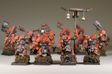 Warhammer Fantasy Battles / AOS Orruk Ardboys x10 (99120209033) (Painted)