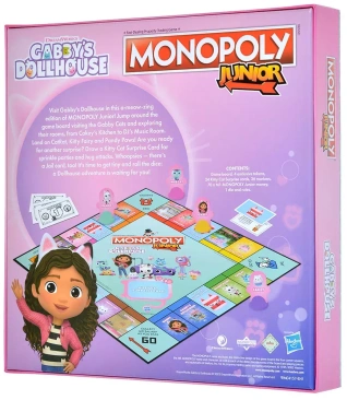 Монополия детская Gabby's Dollhouse на английском языке