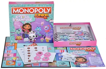 Монополия детская Gabby's Dollhouse на английском языке