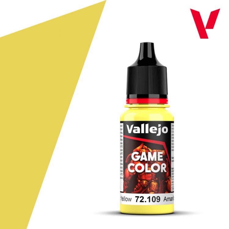 Краска Vallejo Game Color: Toxic Yellow 72.109