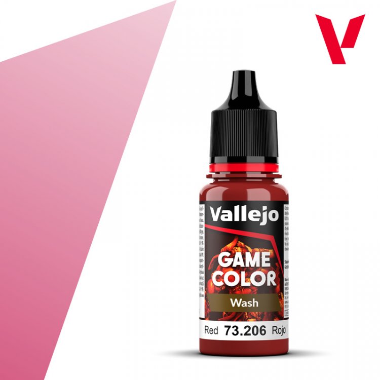 Проливка Vallejo Game Color Wash: Red Wash 73.206